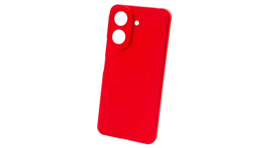 Чехол-накладка силикон для Xiaomi Redmi 13C/Poco C65 Красный