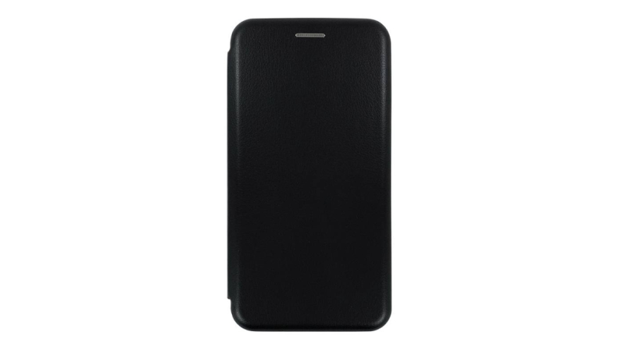 Чехол-книжка для Xiaomi Redmi 12 Черный (боковая)