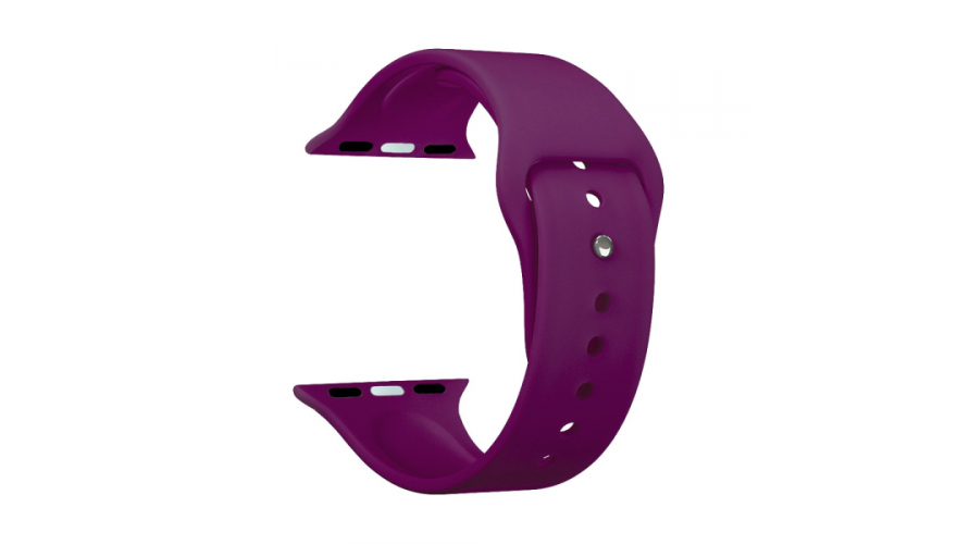 Ремешок Deppa Band Silicone для Apple Watch 42/44/45/49mm, силиконовый, бургунди (арт.47132)
