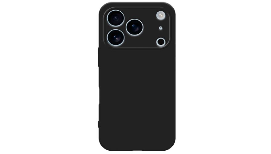 Чехол-накладка силикон для iPhone 17 Pro Max Черный