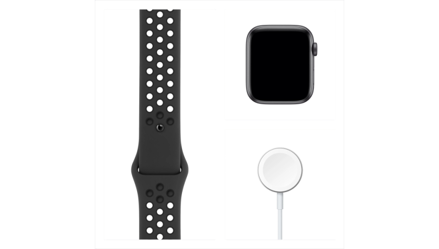 Часы Apple Watch Series SE GPS 40mm Nike Space Gray Aluminum Case/Anthracite Black Sport Band MKQU3
