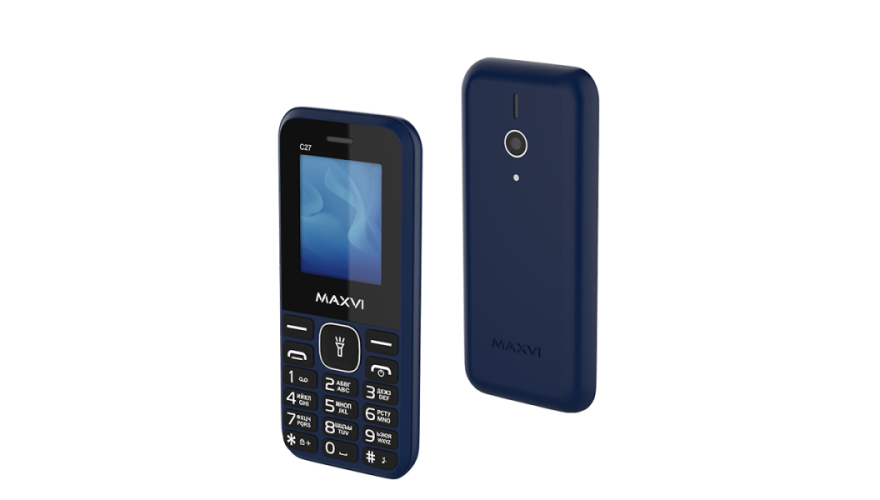 Мобильный телефон MAXVI C27 Blue (Синий)