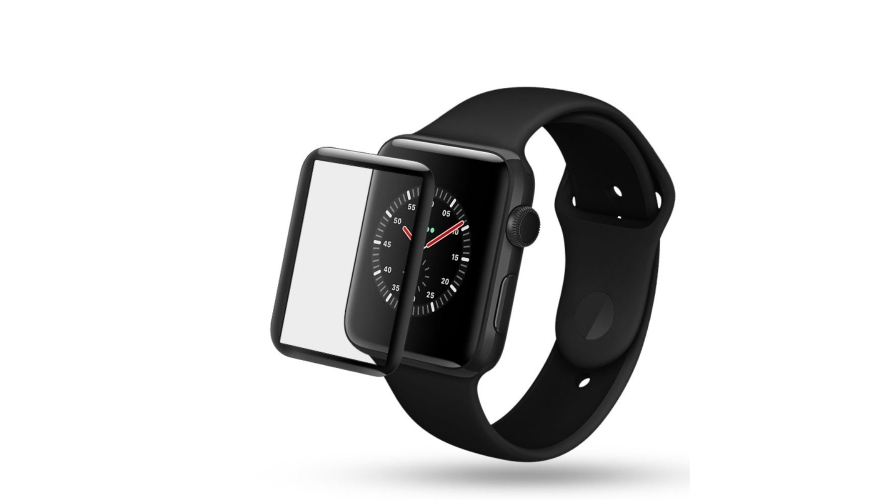 Защитное стекло для Apple Watch 38mm 3D Black