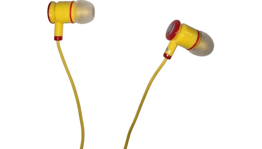 Наушники Sempai SPE-20 Yellow/red