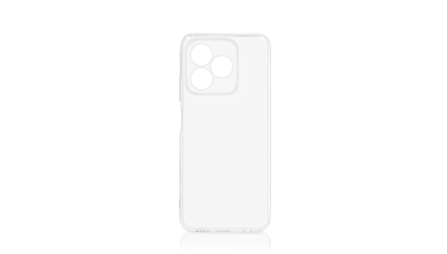 Чехол-накладка силикон DF для Realme C53 Прозрачный