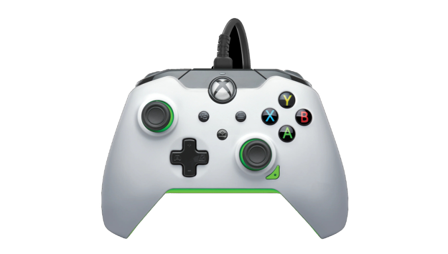 Геймпад проводной PDP для Xbox One/Series/PC Neon White (Белый)