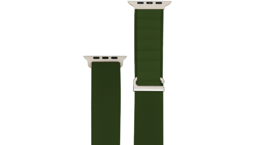 Ремешок Hoco для Apple Watch 38/40/41mm Climbing Series Alpine Loop Nylon Strap Dark Olive Green