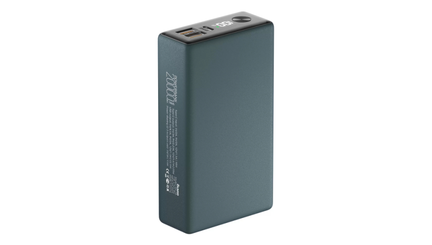 Внешний аккумулятор Olmio QX-20 20000mAh 22.5W PD Темно-зеленый