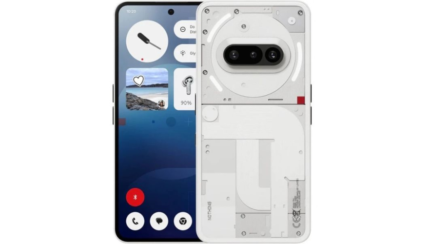 Смартфон Nothing Phone (3a) 8/128GB White (Белый)