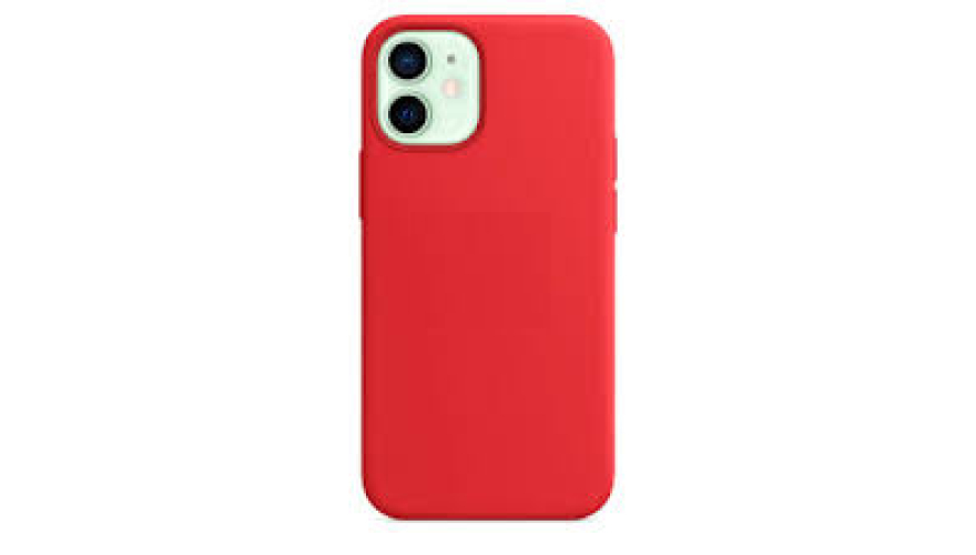 Чехол-накладка силикон Silicone Case для iPhone 12 mini Красный
