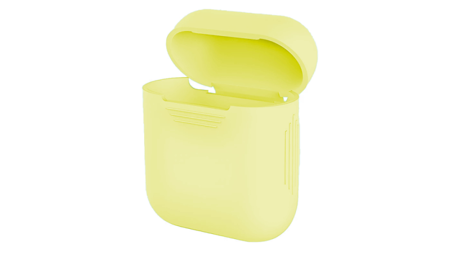 Силиконовый чехол для Apple AirPods Yellow (Желтый)