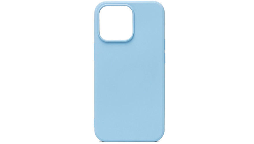 Чехол-накладка силикон Silicone Case для iPhone 16 Pro Голубой