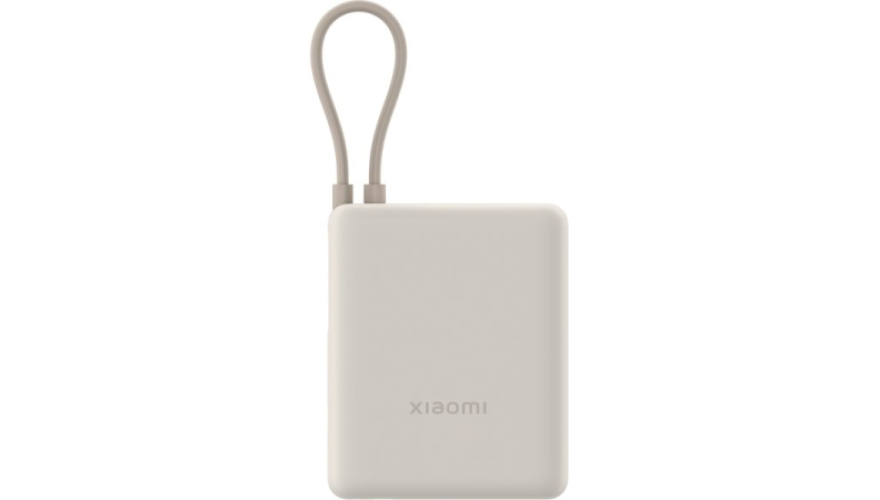 Внешний аккумулятор Xiaomi Power Bank With Cable USB-C 10000 mAh 33W (BHR9333GL) Tan