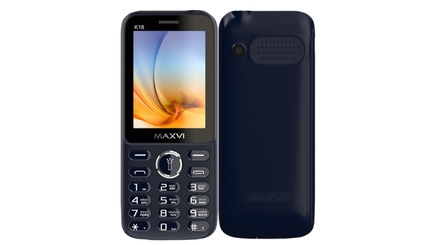 Мобильный телефон MAXVI K18 Blue (Синий)
