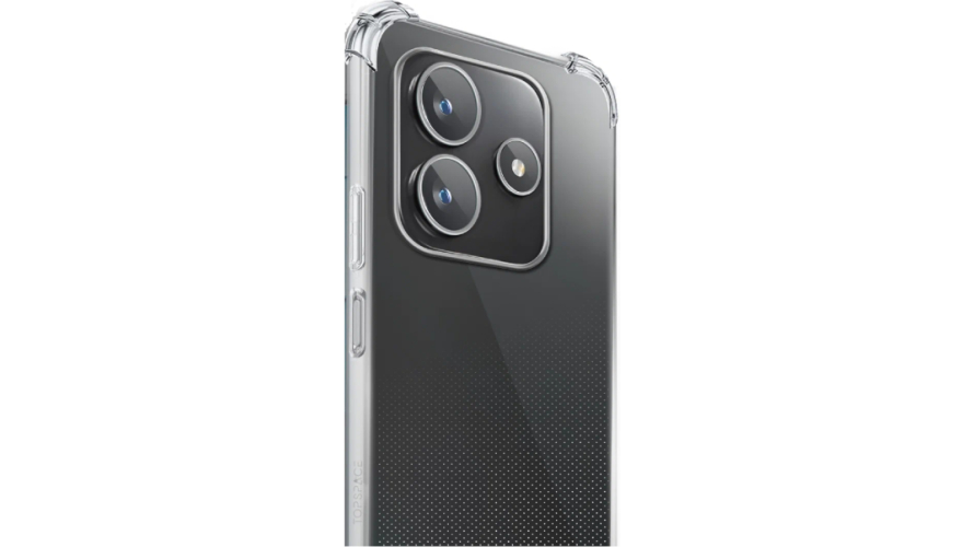 Чехол-накладка силикон Borasco для Xiaomi Redmi Note 14 Прозрачный