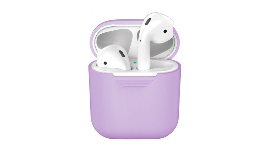 Силиконовый чехол Deppa для Apple AirPods Лавандовый арт.47007