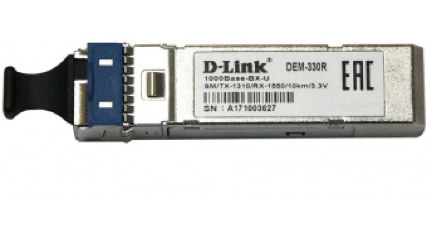 Трансивер D-Link 330R/10KM/A1A WDM SFP 1x1000Base-BX-U 