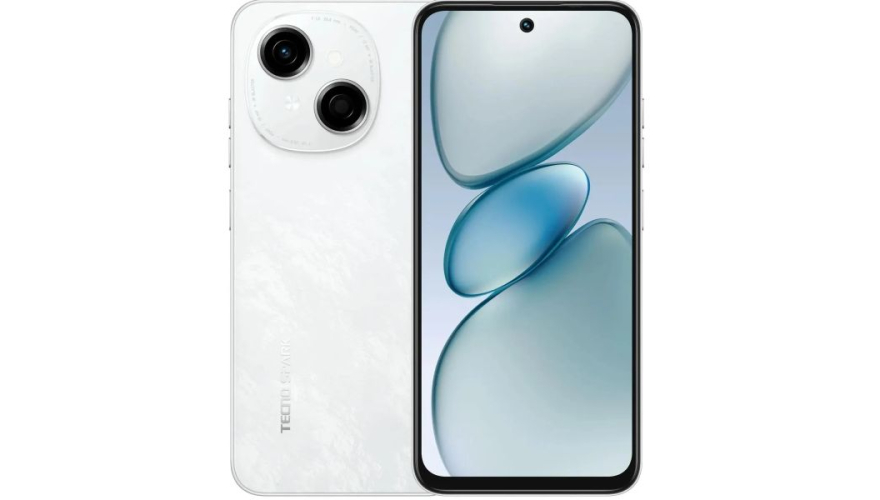 Смартфон Tecno Spark Go 1 3/128GB Glittery White (Блестящий белый)