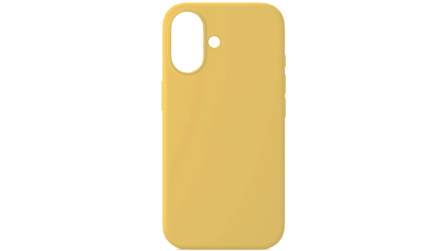 Чехол-накладка силикон Silicone Case для iPhone 16 Желтый
