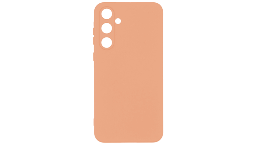Чехол-накладка силикон для Samsung Galaxy S25+ Персиковый