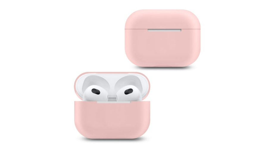 Силиконовый чехол для Apple AirPods 3 Pink