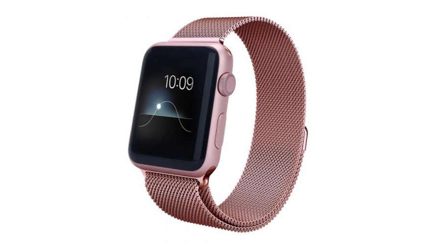 Ремешок для Apple Watch 42/44/45/49mm Milanese Loop Rose