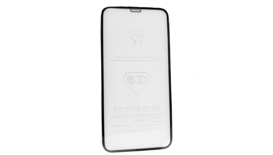 Защитное стекло для смартфона iPhone X/Xs 3D Black Back