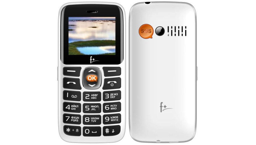 Телефон F+ Ezzy 4 Dual Sim White