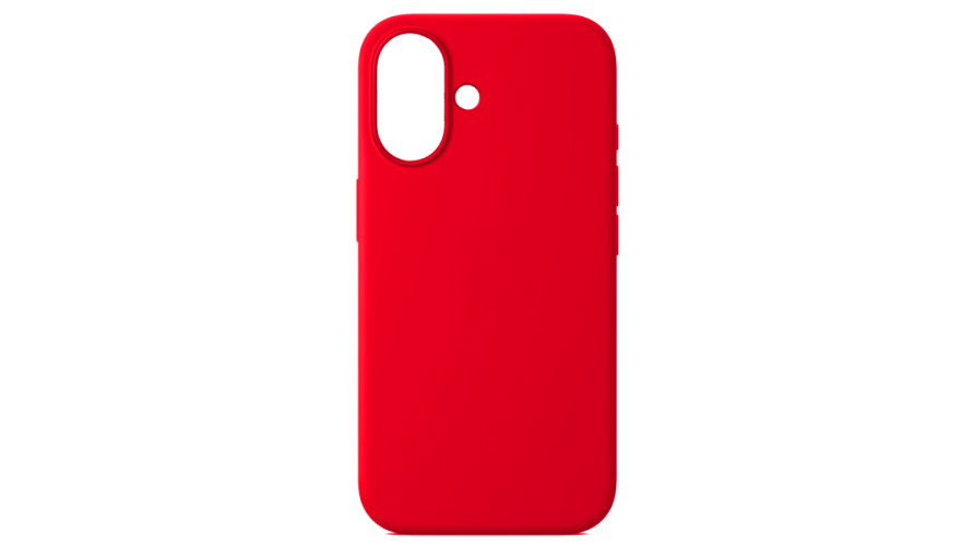 Чехол-накладка силикон Silicone Case для iPhone 16 Plus Красный