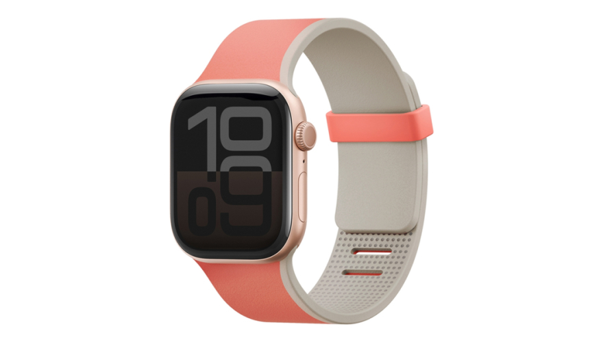 Ремешок Uniq Revix IV Reversible Magnetic для Apple Watch 44/45/46/49mm Coral/Beige (Корал/Бежевый)