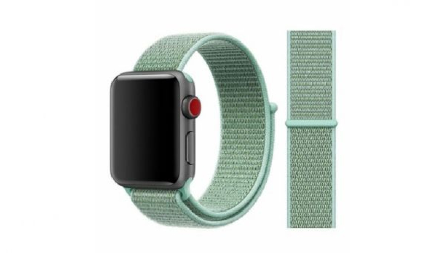 Ремешок нейлоновый для Apple Watch 42/44/45/49мм Бирюзовый