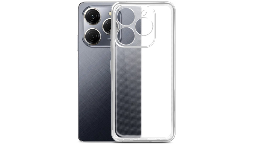 Чехол-накладка силикон для Tecno Spark 20 Pro Прозрачный