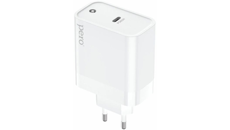 СЗУ PERO TC16 GaN USB-C PD 65W White (Белый)