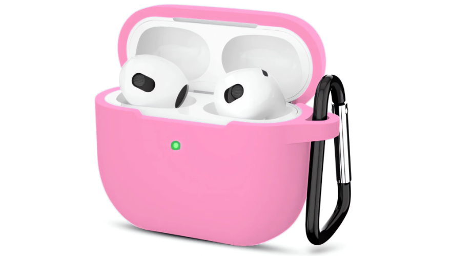 Силиконовый чехол для Apple AirPods 4 Pink