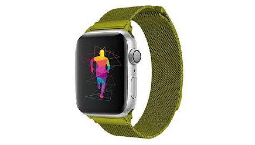 Ремешок для Apple Watch 42/44/45/49mm Milanese Loop Dark Green