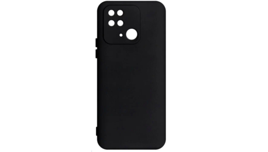 Чехол-накладка силикон для Xiaomi Redmi 10C Черный