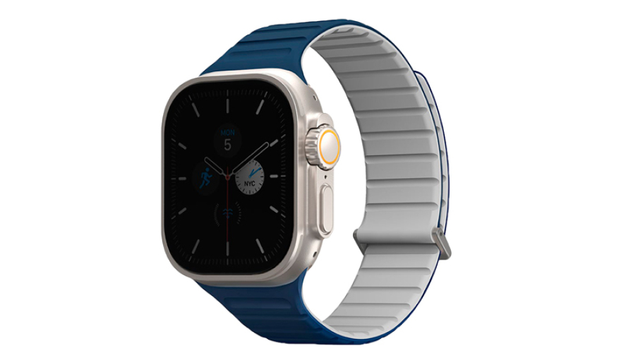 Ремешок Uniq Revix EVO для Apple Watch 42/44/45/46/49mm Royal Blue/Chalk (Синий/Серый)