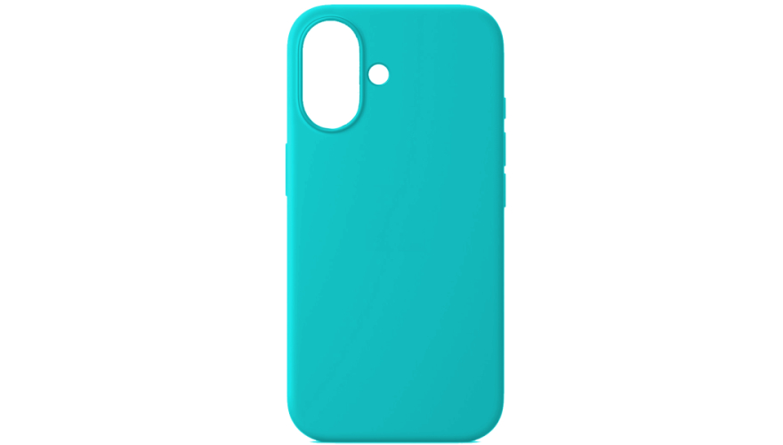 Чехол-накладка силикон Silicone Case для iPhone 16 Светло-Бирюзовый