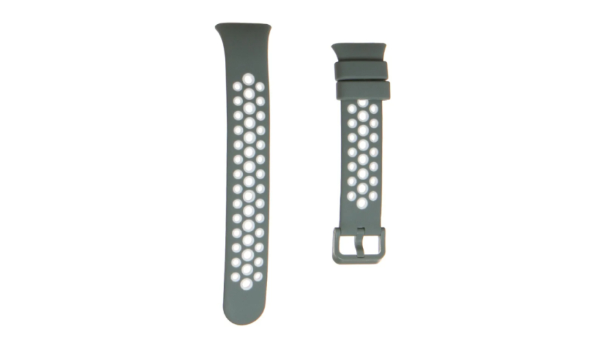 Ремешок DF для Xiaomi Mi Band 7 Pro Green/White