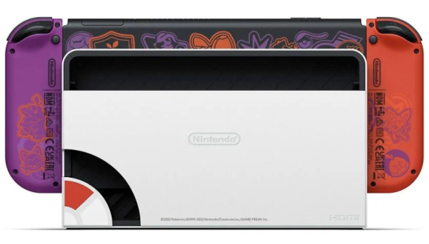Игровая приставка Nintendo Switch OLED 64 ГБ Pokemon Scarlet & Violet Edition