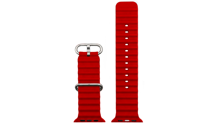 Ремешок для Apple Watch 42/44/45/49mm Ocean Band Red