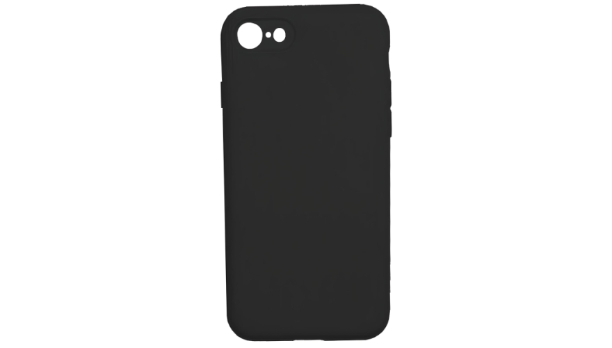 Чехол-накладка силикон Borasco для iPhone 16E Black (Черный)