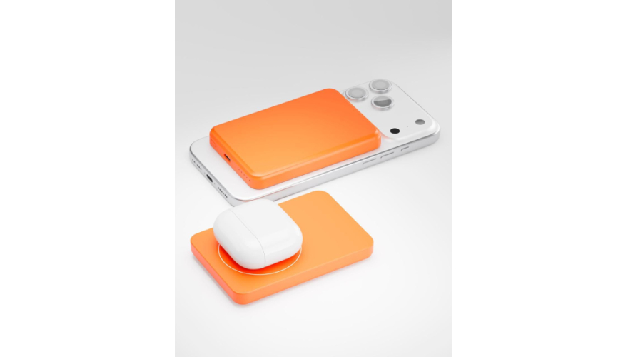 Внешний аккумулятор VLP Lite MagSafe Power Snap 5000mAh Orange ...