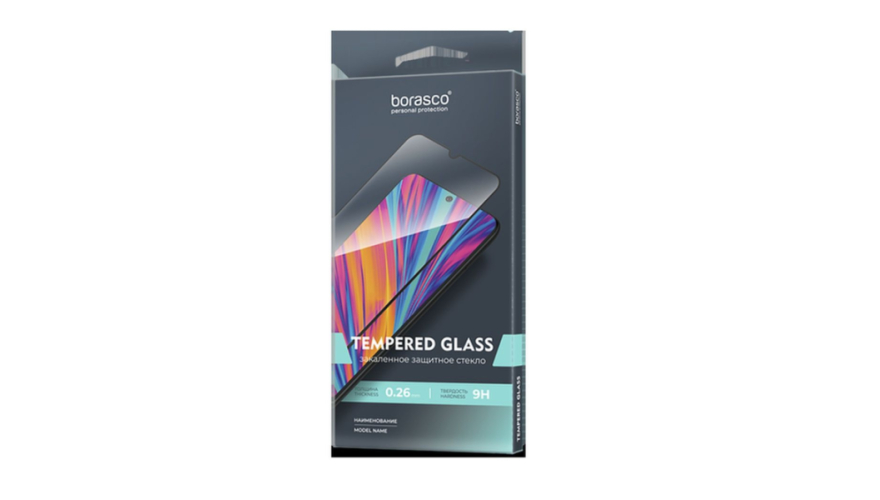 Защитное стекло Borasco Tempered Glass для Infinix HOT 30i Full Glue Black