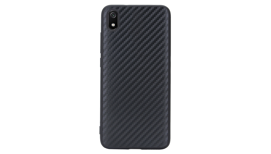 Чехол-накладка силикон для Redmi 9A карбон черный