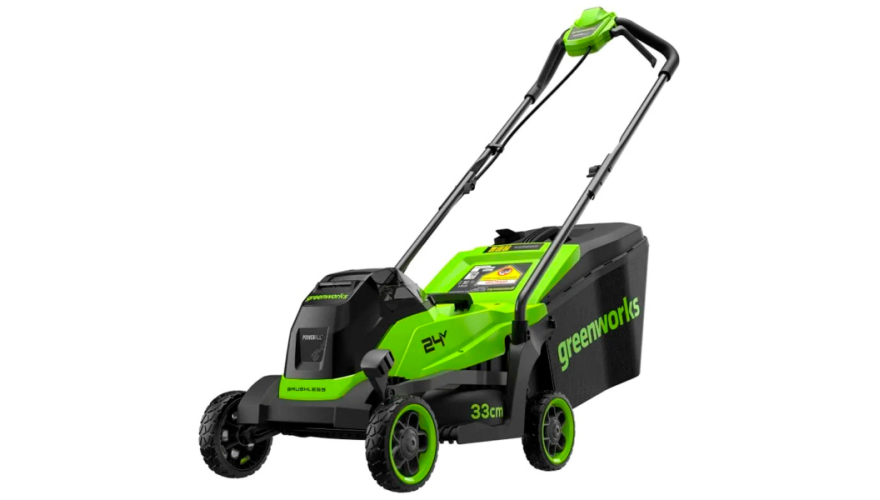Газонокосилка аккумуляторная Greenworks GD24LM331 24В (2520607) (С акб 4Aч и зу)