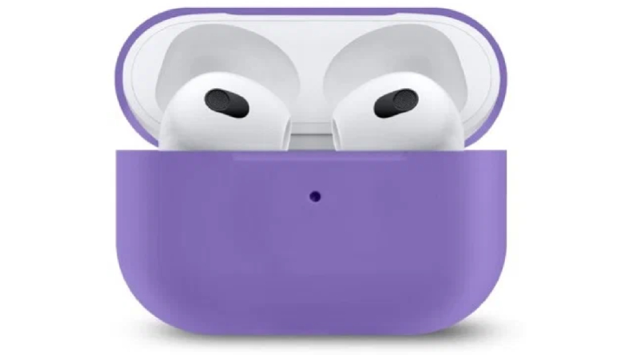 Силиконовый чехол для Apple AirPods 4 Purple
