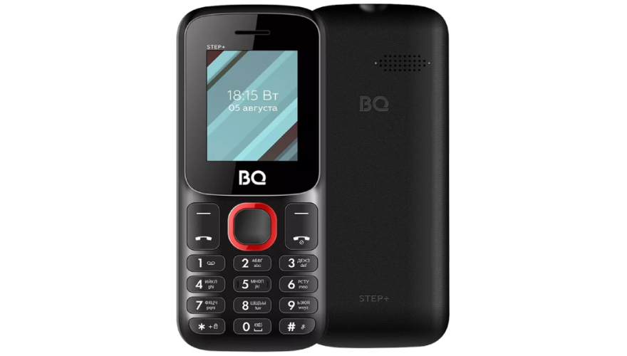 Мобильный телефон BQ 1848 Step+ Dual Sim Black Red (Черный-Красный)