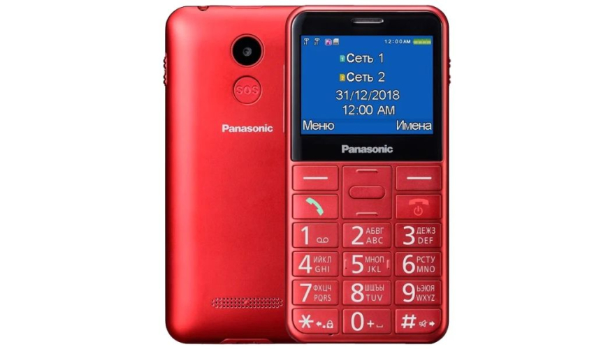 Телефон Panasonic TU150 красный