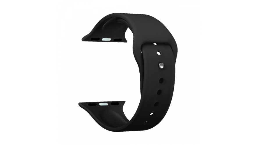 Ремешок Deppa Band Silicone для Apple Watch 38/40/41mm, силиконовый, черный (арт.47122)